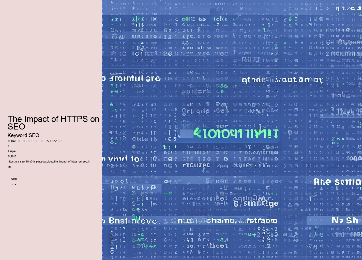 The Impact of HTTPS on SEO